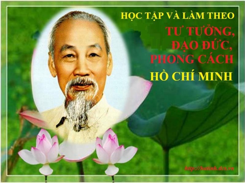 Hình ảnh minh họa không khí Tết Việt Nam (hoa đào, hoa mai, bánh chưng) kết hợp với hình ảnh Bác Hồ, hoặc một bài thơ chúc Tết viết trên giấy đỏ, thể hiện nét văn hóa đặc trưng và tình cảm của Bác dịp đầu năm.